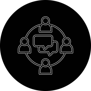 vektör insanlar simge illüstrasyonu