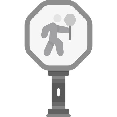 sokak ışık simge vektör çizim