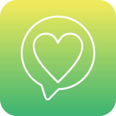 vektör aşk simgesi