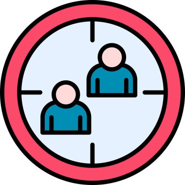 İnsan simgesinin vektör illüstrasyonu