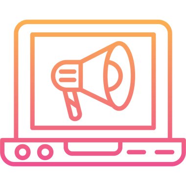 seo modern simgesinin vektör illüstrasyonu