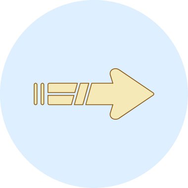 Ok. Web simgesi basit illüstrasyon