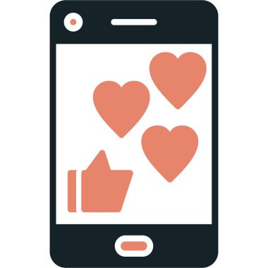 cep telefonu vektör simgesi