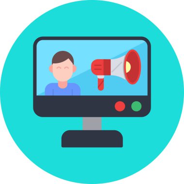 Video çağrısı. Basit resimleme