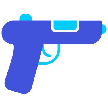 silah simgesi, vektör illüstrasyonu