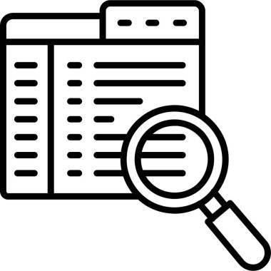 gazete simgesi, vektör illüstrasyonu