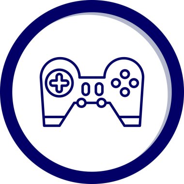 joystick simgesi vektör çizimi tasarımı