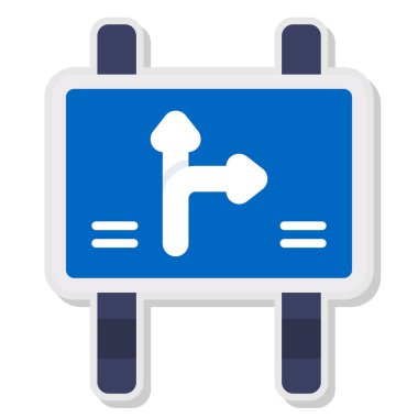 yol bariyeri vektör simgesi