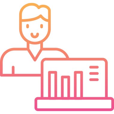 Çizelge. Web simgesi basit illüstrasyon