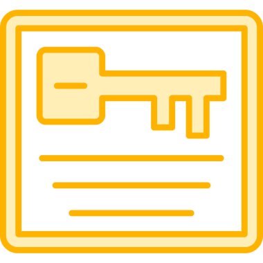 Anahtar. Web simgesi basit illüstrasyon