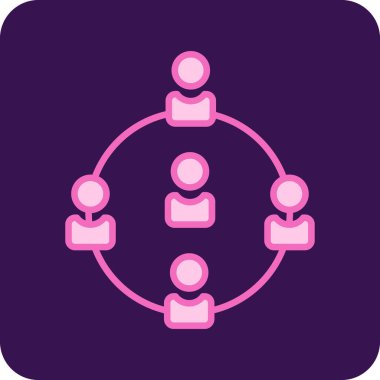 iş yönetimi simgesi vektör illüstrasyonu