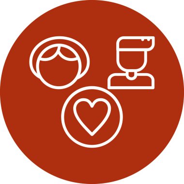 Vektör illüstrasyonu, simge ögesi biçimi