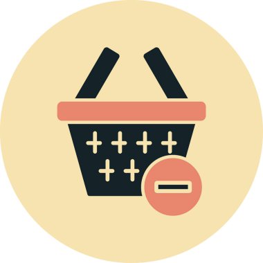 vektör sepeti illüstrasyonu