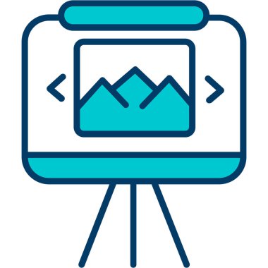 Ağ simgesi. Web sayfası simgelerinin basit illüstrasyonu