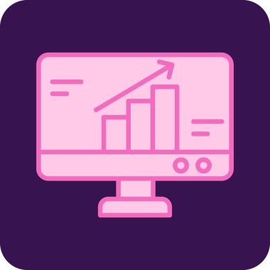 seo modern simgesinin vektör illüstrasyonu