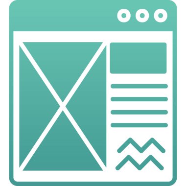 seo modern simgesinin vektör illüstrasyonu