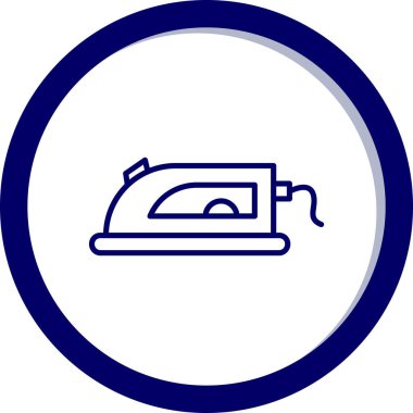 Ütü. Web simgesi basit illüstrasyon