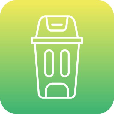 vektör geri dönüşüm kutusu simgesi