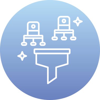 seo modern simgesinin vektör illüstrasyonu