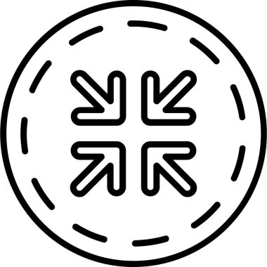 Modern bir simgenin vektör illüstrasyonu