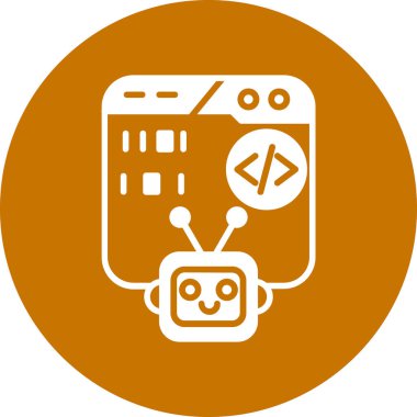 Beyaz arkaplanda kodlama vektör illüstrasyonu