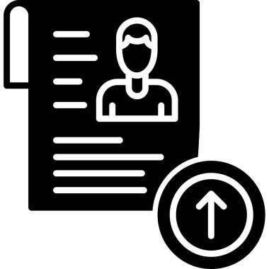 Belge. Web simgesi basit illüstrasyon