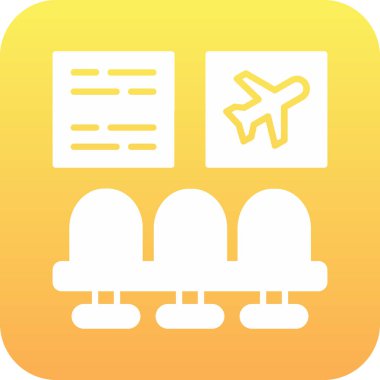 Uçuş bileti ikonu. düz dizayn biçimi 10,