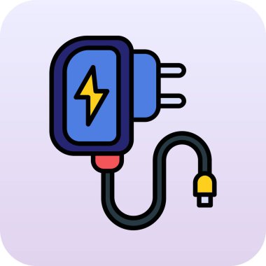 Dolgu simgesinin vektör illüstrasyonu