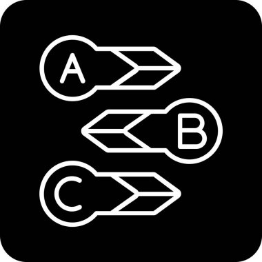 Projeniz için doğru yön ok simgesi