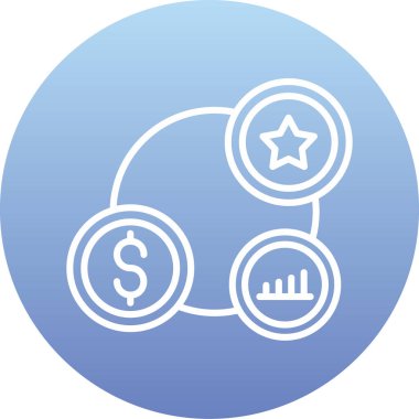 Araba simgesinin vektör illüstrasyonu