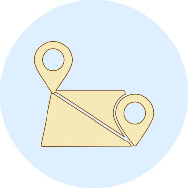 bayrak ikonu vektör illüstrasyonu