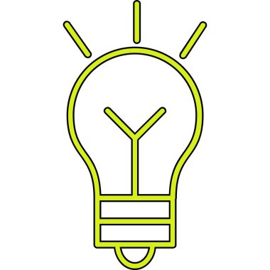 ampul fikri yaratıcılık simgesi