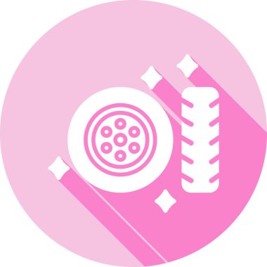 Tıbbi bir simgenin vektör illüstrasyonu