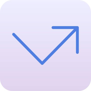 ok simgesi vektör illüstrasyonu