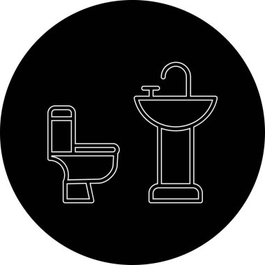 Klozet. Basit tasarım