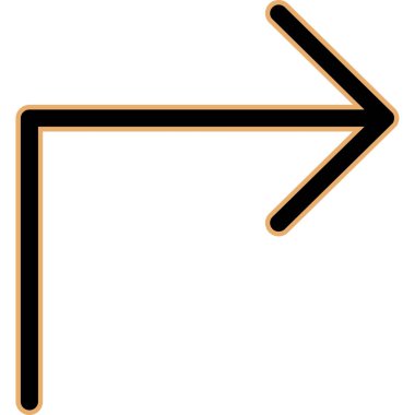 Web tasarımı için sol yön ok simgesi