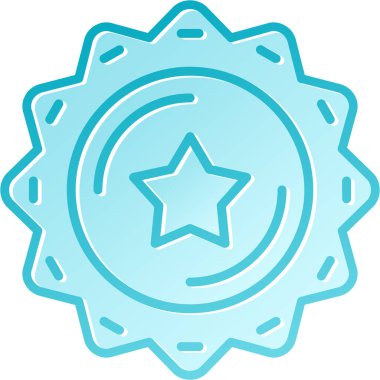 yıldız simgesi vektör illüstrasyonu