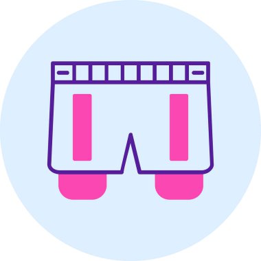 Pantolon. Web simgesi basit illüstrasyon