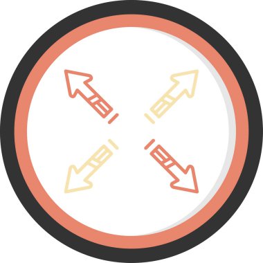 ok simgesi vektör illüstrasyonu