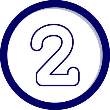 2 numaralı simge işareti tasarımı