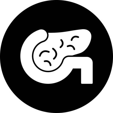 mide ikonu vektör illüstrasyonu