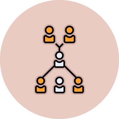 Modern b 'nin vektör illüstrasyonu insanların ikonundan yoksun