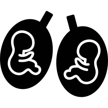 İnsan böbreği simgesi, taslak biçimi