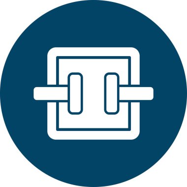 Modern b 'nin vektör illüstrasyonu eksik simgesi