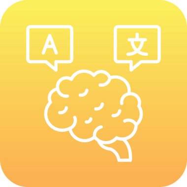 vektör gösterimi olarak beyin ve konuşma balonu