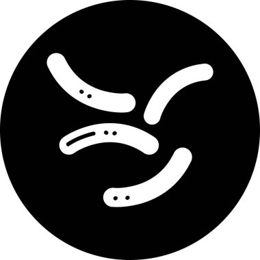 Bir köpek simgesinin vektör illüstrasyonu