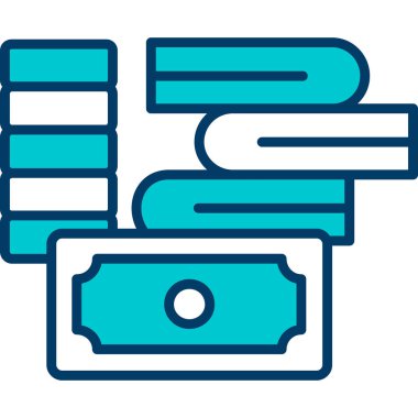 Nakit para dolar simgesi - taslak biçimi