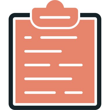 belge simgesi vektör illüstrasyonu