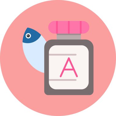 Kuş simgesi, vektör illüstrasyonu