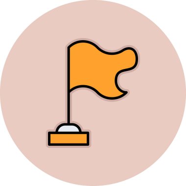 Modern simgenin vektör illüstrasyonu